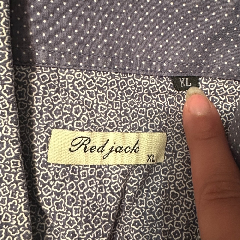 👔✨ Red Jack Men’s Short Sleeve Button Up Dress Shirt – Size XL ✨👔 - Picture 10 of 10